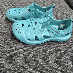 Skechers Kids Turquoise Shoes. Everyday Play or Water Play.